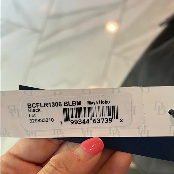 Dooney & Bourke Brown Leather Maya Hobo Bag - Picture 9 of 9